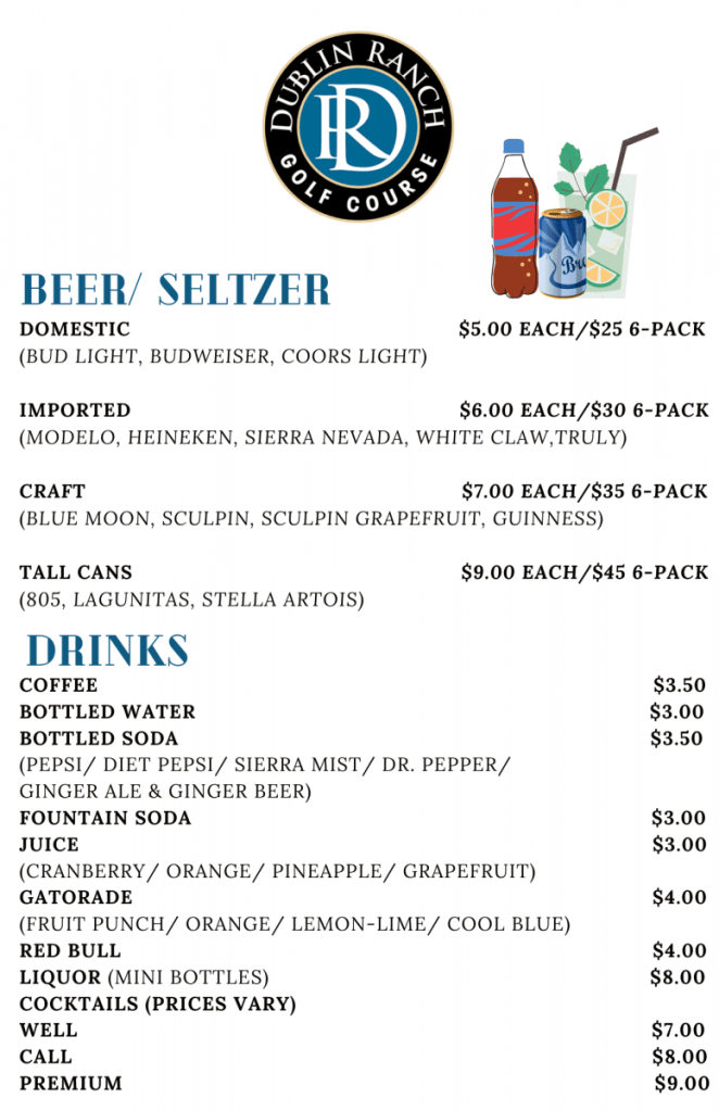 DRGC Snack Bar - Dublin Ranch Golf Course