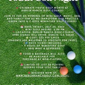 Youth Golf Night